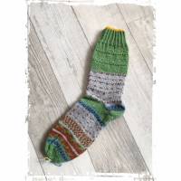 Handgestrickte Socken aus hochwertigen Materialien in Größe 46/47! Bild 1