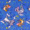 French Terry Jersey Tom und Jerry  blau Oeko-Tex Standard 100 (1m/19,50€) Bild 2