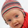 Strickanleitung für die Streifenmütze mit Ohrenschutz "Carl& Carla" für Babys und Kleinkinder von 0-3 Jahre. Bild 4