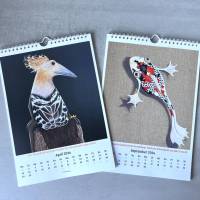 Kunztdruck-Froschkunzt-Kalender 2024, Kalender, Wandkalender, Kalender A4, lustiger Kalender, Froschkalender, Frosch Bild 4