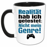 Zocker Tasse, Gamer Nerd Geschenk, Computerspiele Zocken Spruch Lustig, Kaffeebecher Bild 1