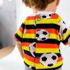 Fussball T-Shirt in Schwarz-Rot-Gold für Puppen, Champions League im Kinderzimmer, Geschenk für Fussballfans, Gr. 40-43 Bild 4