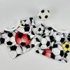 Farbenfrohe Fussball T-Shirts für Puppen, bunte Bälle für Fussballfans, Gr. 40-43 cm Bild 7