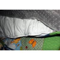 Steppbett passend zur Babydecke Frosch Pinguine Krabbeldecke Erlebnisdecke Spieldecke groß Bettwäsche Kinderbett Bild 1