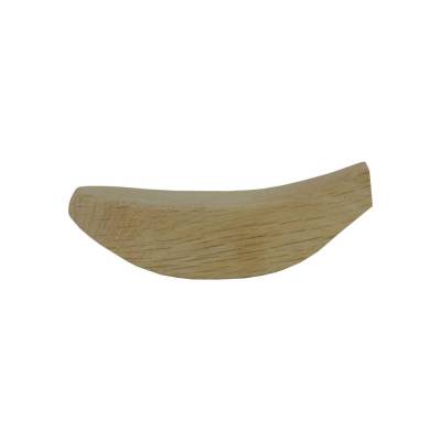 Bananen aus Holz (ungefärbt) 10 Stück, Kaufladenaccessoire, Kaufladenzubehör aus Holz, Kinderküchenlebensmittel aus Holz, Miniature Food