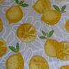 12,10 EUR/m Canvas Dekostoff - Zitrone, Zitronen gelb auf hellgrau Bild 3