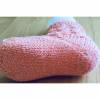 Babysocken, gestrickt mit Lochmuster, ideal für den Sommer Größe: 0-6 Monate, rosa/weiß, Baumwolle Bild 3