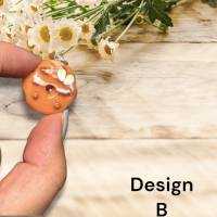 Fimo Donut, Charm, Sale, Thermofarbwechsel, verschiedene Designs Bild 5