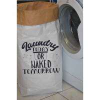 Papiersack - Paperbag "Laundry" - Wäschesack und Dekoration Bild 1