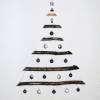Weihnachtsbaum aus Treibholz mit Glaskugeln und Engel Adventsschmuck Bild 2