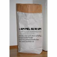Papiersack - Paperbag "Sammelsurium" - zur Aufbewahrung von allem was gerade keinen Platz hat ;-) Bild 1