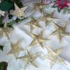 10 kleine Origami-Sterne - Shabby Weihnachtsdeko Bild 2