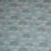 11,30 EUR/m Stoff Baumwolle Wolken / Wölkchen und Regenbogen auf hellblau Bild 5