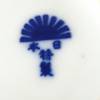 Vintage 50er Jahre Teedose, Deckeldose Nippon Tokusei weiß mit blauem Muster Bild 5