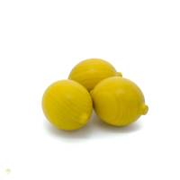 Zitrone aus Holz, 2 Stück, Kaufladenzubehör aus Holz Bild 2