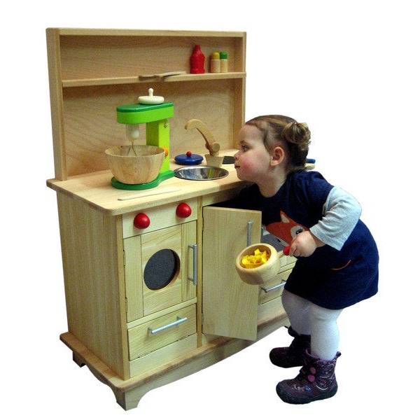 Holzküche „Thumbelina“ für Kinder Bild 1
