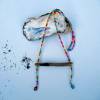 Einzigartige Halskette oder Collier aus Treibholz und bunten Glasperlen, Geschenkidee für Naturliebhaberinnen Bild 7