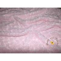 Meterware Minky weicher Plüschstoff Fleece hochwertiger Microfaser-Plüsch Shannon Fabrics Rose Cuddle Ice-Pink Kissen Bild 1