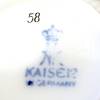 Vintage, kleine Porzellan Deckeldose Moosrose von AK Kaiser Bild 6