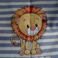 Kindertasche aus Canvas / Wechselwäsche / " Kleiner Löwe ganz groß im Kindergarten" / personalisierbar Bild 6