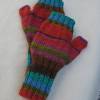 Handschuhe ohne Fingerkuppen mit Daumen Pulswärmer  Armstulpen Größe S Bild 5