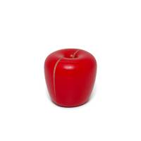 Apfel zum Schneiden in rot, 2 Stück, Kaufladenzubehör aus Holz Bild 1