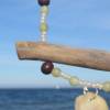 Treibholz Collier mit großer Muschel und verschiedenen Perlen als Geschenkidee für Naturliebhaberinnen Bild 4