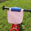 Lenkertasche für Laufrad / Kinderrad / Roller "Punkte rosa" Bild 2