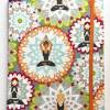 Notizbuch "Inner Balance" Blanko Hardcover stoffbezogen ähnlich A5 17,5x23cm Yoga Yogafan Geschenk Geschenkidee Geschenkartikel Bild 2