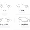 Porsche-Fans waschbare Masken-Tasche Masken-Etui grau Stickerei Auto Mundschutz-Beutel mit Monogramm für Behelfsmasken Bild 6