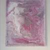 Acryl pouring art "pink dream" auf Glas, gerahmt Bild 4
