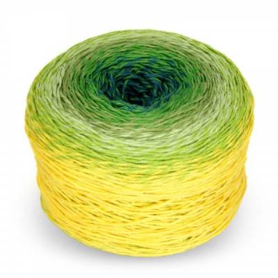 Strickgarn Regenbogen FUN 200g Bobbel -  Farbe 632 Green Meadow