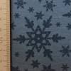 dunkelblauer und dunkelgrüner Jersey mit Sternen Schneesternen Schneeflocken Kristallen 50 cm x 160 cm Bild 6