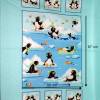 Große Babydecke Frösche Schildkröten Pinguine Patchworkdecken Handmade Krabbeldecken Erlebnisdecke Spieldecke Bettwäsche Bild 7