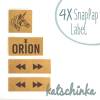 SnapPap Label Orion Einhorn (4 Stück), SnapPap Etiketten Bild 2