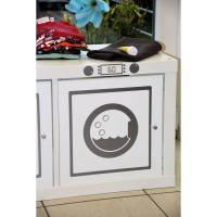 Aufkleber Waschmaschine geeignet für Regal Kallax Expedit; Klebefolie Möbelfolie, Aufkleber, Möbelaufkleber, Dekor Bild 1