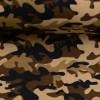 Baumwolle Baumwollstoff Popeline Swafing Kim Camouflage Tarndesign beige/braun Oeko-Tex Standard 100 (1m/ 9,-€) Bild 3