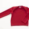 Pullover + Hose, 86/92, Merinowolle, rot, Upcycling, Anzug, Mädchen, Junge, Weihnachtsgeschenk Bild 3