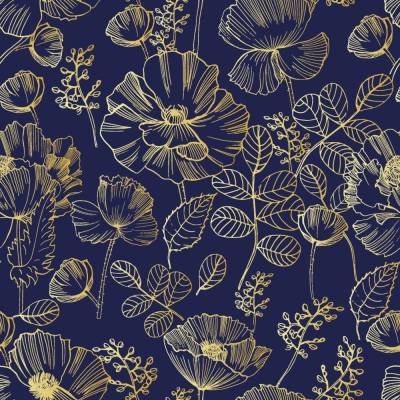 Jersey Baumwolljersey  Mona  dunkelviolett - ocker Oeko-Tex® Standard 100(1m/15,-€)