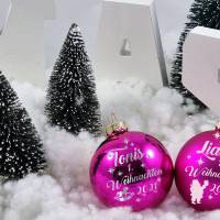 Personalisierte Weihnachtsbaumkugel 1. Weihnachten - für Babys erstes Weihnachten als Geschenk zum Fest der Liebe Bild 5