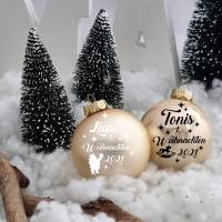 Personalisierte Weihnachtsbaumkugel 1. Weihnachten - für Babys erstes Weihnachten als Geschenk zum Fest der Liebe Bild 7