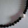 Schwarze Onyx-Halskette,Handgefertigte Schwarze Edelstein-Kette,Traumhaft schöne Onyx-Halskette,Sehr ausgefallene Onyx Kette mit geschliffenen Steinen,Geschenk Bild 4