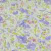 Loopschal Chiffon Crash mit Blumen Frühling Lavendel Bild 3