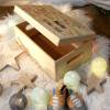 Erinnerungskiste Baby, aus Holz, Erinnerungsbox, personalisierbar mit Name und Datum, individuelle Holzkiste mit Deckel, Reh Bild 5