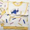 Vintage, 2tlg Kinder Schlafanzug mit Schlumpf Marke Schiesser, Größe 104 Bild 2