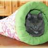 Kuschelsack für Katzen mit festem Einstieg, Bett für Katzen oder kleine Hunde, Katzenkissen, Katzenbett, Katzenkörbchen, Bild 6
