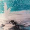 Acryl pouring art "memory of the sea" 24x24cm Bild 7