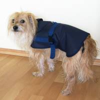 Hundebekleidung, Hundegeschirr, Regenschutz Hunde, Hundemantel, Regenmantel,  Regencape für Hunde, grün, blau, schwarz