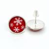 Schneeflöckchen Ohrringe - Weihnachts-Accessoire Bild 2