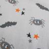 Jersey Baumwolljersey "Halloween" Spinnen und Fledermäuse auf grau Oeko-Tex Standard 100(1m/12,-€) Bild 2